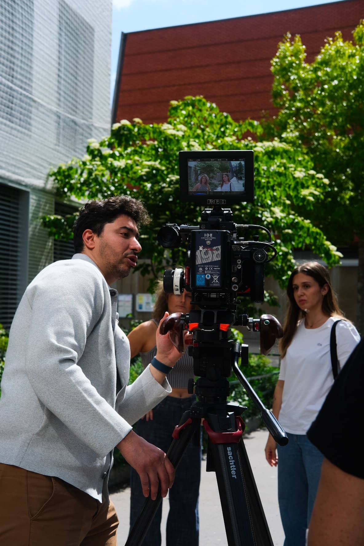 Choukri Rouha sur le plateau de tournage
